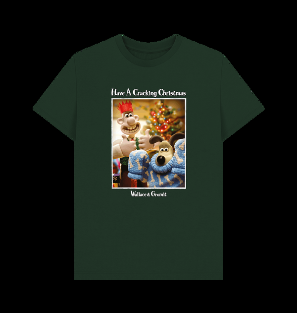 Parka London Wallace & Gromit Have A Cracking Christmas Green T-Shirt