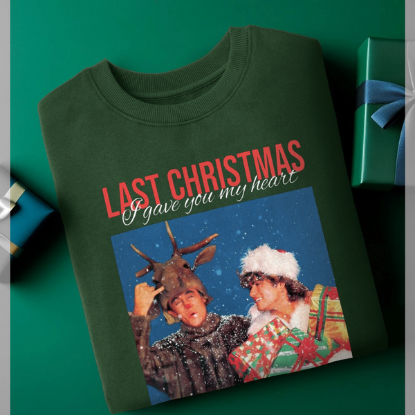 parka london Wham 'Gave You My Heart' Green Sweatshirt