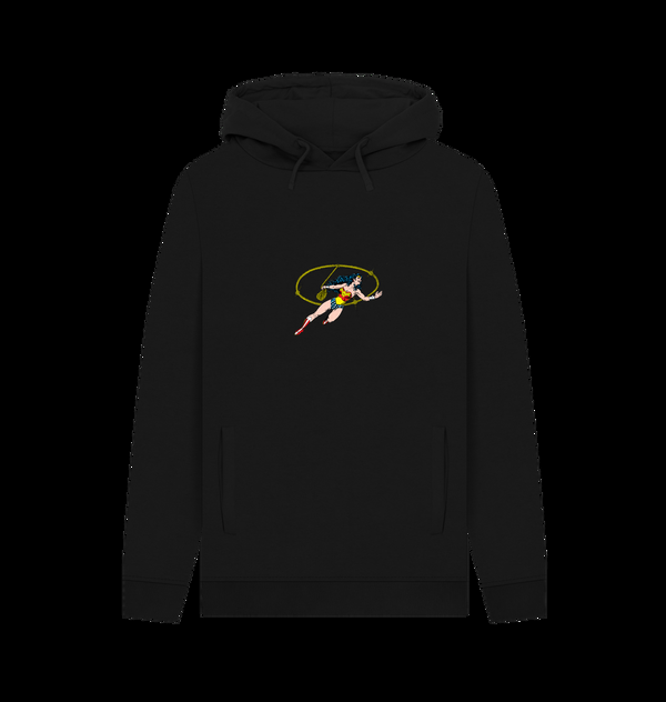 Parka London Wonder Woman Lasso Of Truth Black Hoodie
