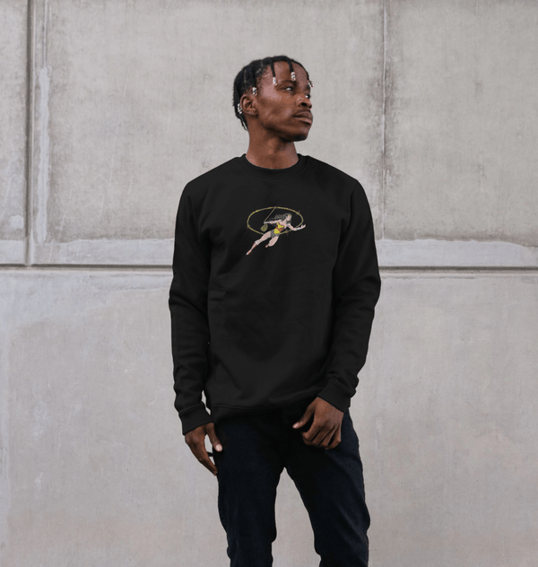 parka london Wonder Woman Lasso of Truth Black Sweatshirt