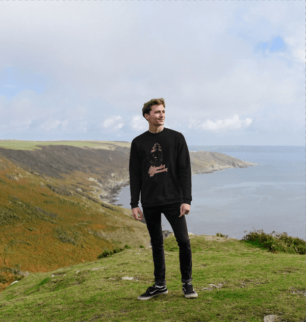 parka london Wonder Woman Pink Outline Black Sweatshirt