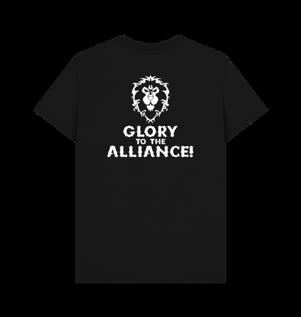Parka London World Of Warcraft Alliance Glory Black T-Shirt