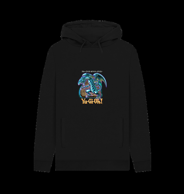 Parka London Yu-Gi-Oh Blue Eyes White Dragon Black Hoodie