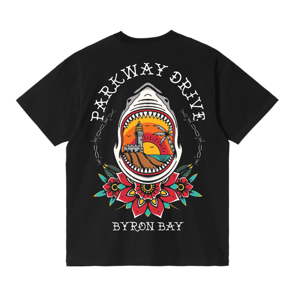 Parkway Drive Byron Shark Lighthouse T-Shirt