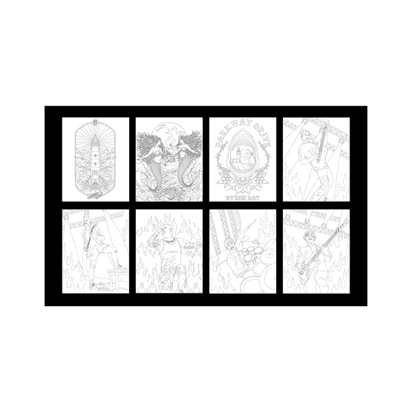 Parkway Drive Colouring Book Set