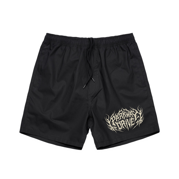 parkway drive Death Metal Logo Beach Shorts