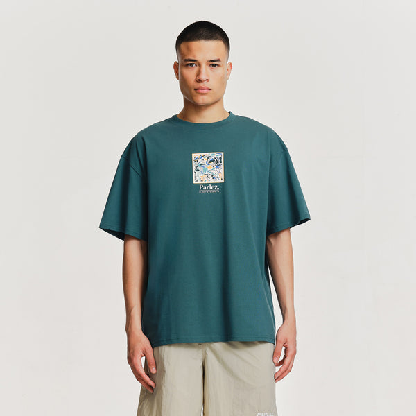 Parlez Clothing Exemplar Oversized T-Shirt Pacific Green