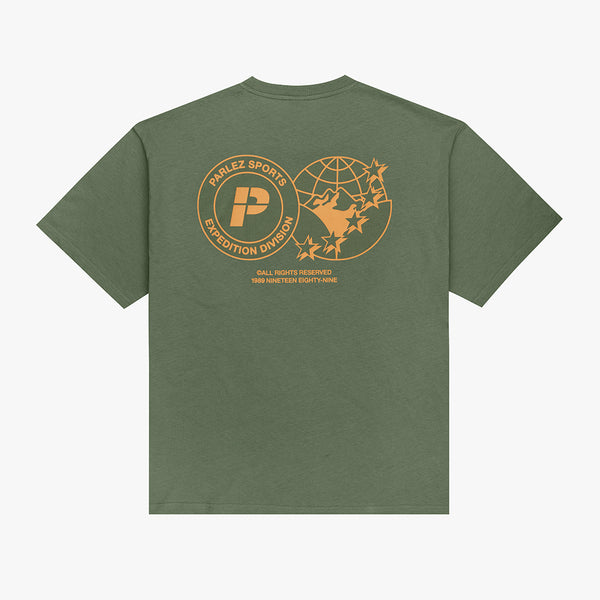 parlez clothing Mission Oversized T-Shirt Pine Green