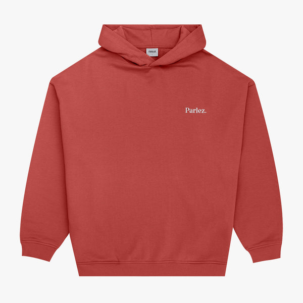 parlez clothing Amos Oversized Hoodie Dusty Coral