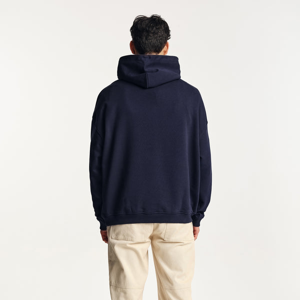 Parlez Clothing Amos Oversized Hoodie Midnight