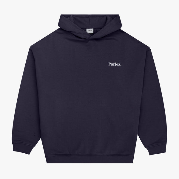 parlez clothing Amos Oversized Hoodie Midnight