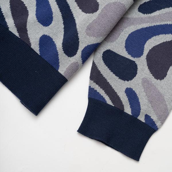 Parlez Clothing Blend Camo Knit Midnight Camo