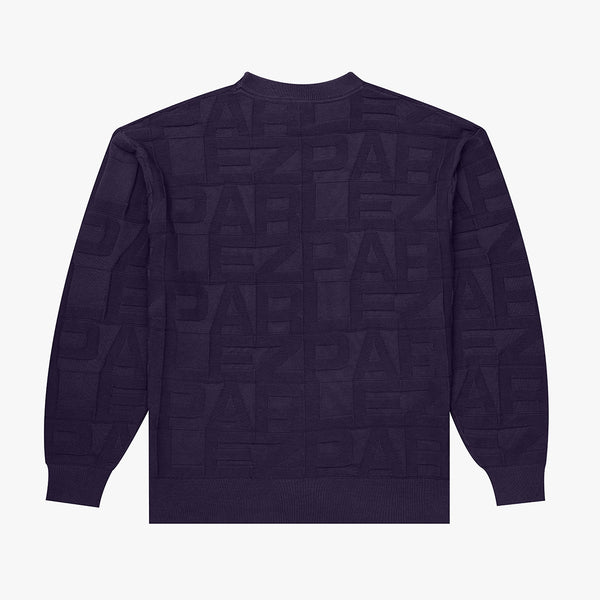 Parlez Clothing Block Crew Knit Midnight