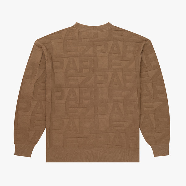 Parlez Clothing Block Crew Knit Sand