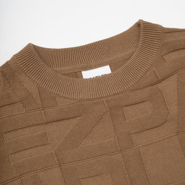 Parlez Clothing Block Crew Knit Sand