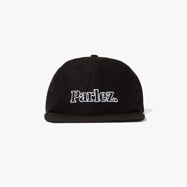 parlez clothing Brade 6 Panel Black