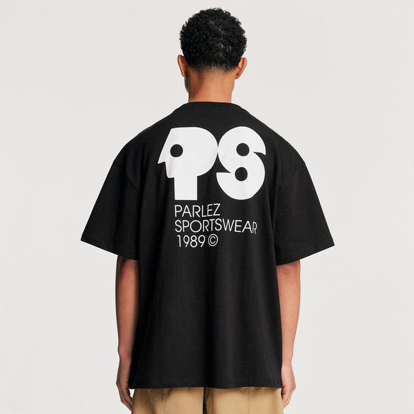 Parlez Clothing Broadcast Oversized T-Shirt Black
