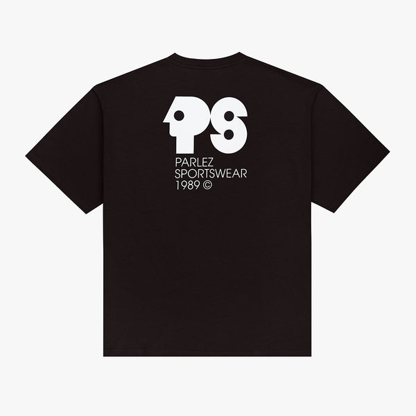 parlez clothing Broadcast Oversized T-Shirt Black
