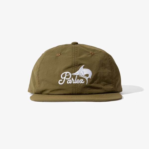 parlez clothing Catch 6 Panel Cap Moss