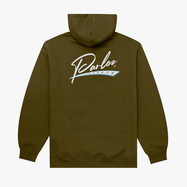 parlez clothing Chisel Hoodie Moss