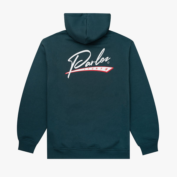 parlez clothing Chisel Hoodie Petrol
