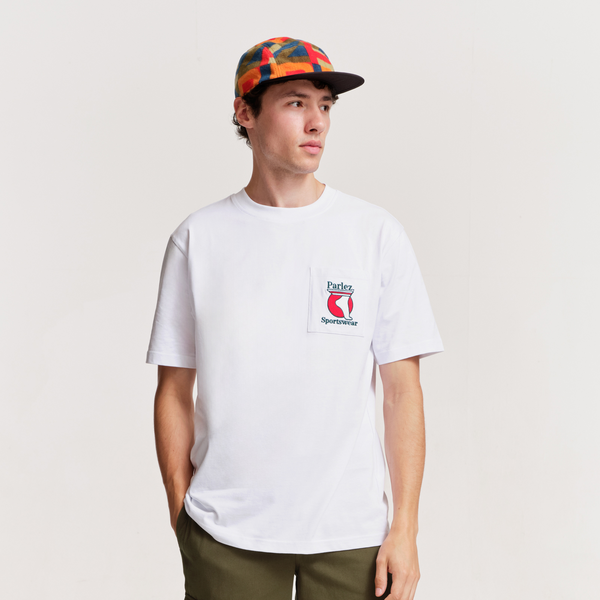 Parlez Clothing Currere Pocket T-Shirt White