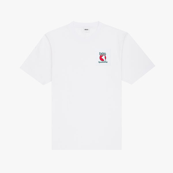 parlez clothing Currere Pocket T-Shirt White