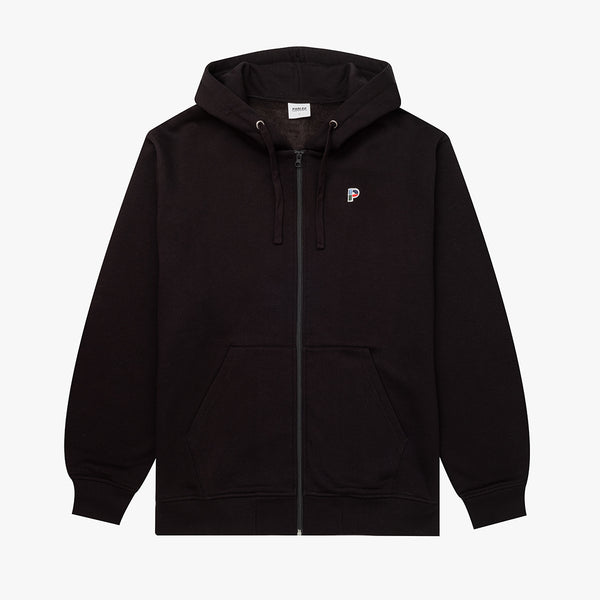 parlez clothing Demi Zip Hoodie Black
