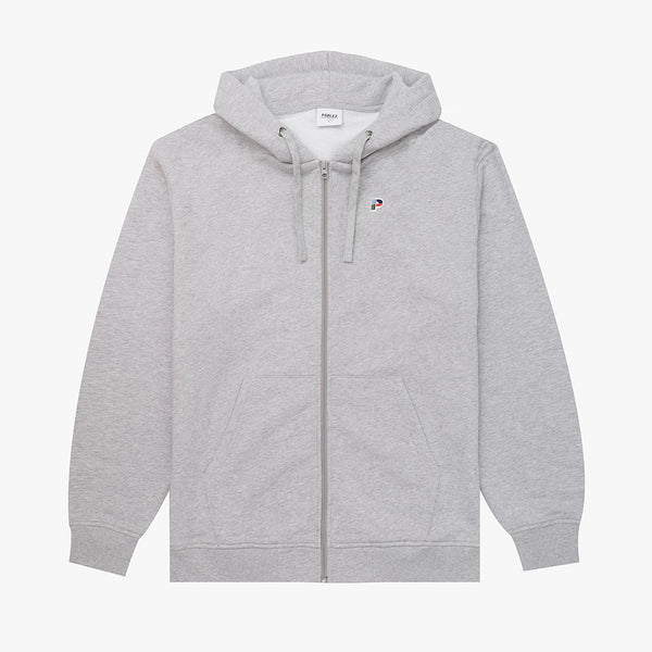 parlez clothing Demi Zip Hoodie Heather