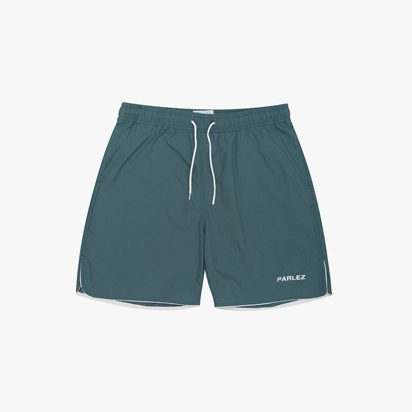 parlez clothing Enigma Shorts Pacific Green
