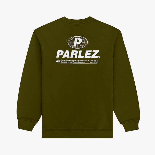 parlez clothing Excel Sweatshirt Moss