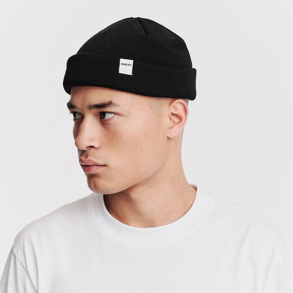 Parlez Clothing Flatholm Beanie Black
