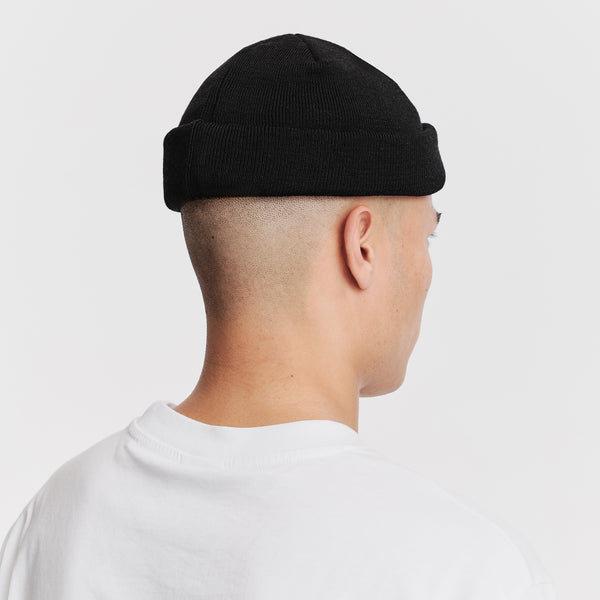 Parlez Clothing Flatholm Beanie Black