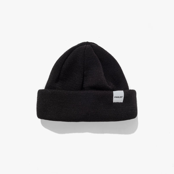 parlez clothing Flatholm Beanie Black