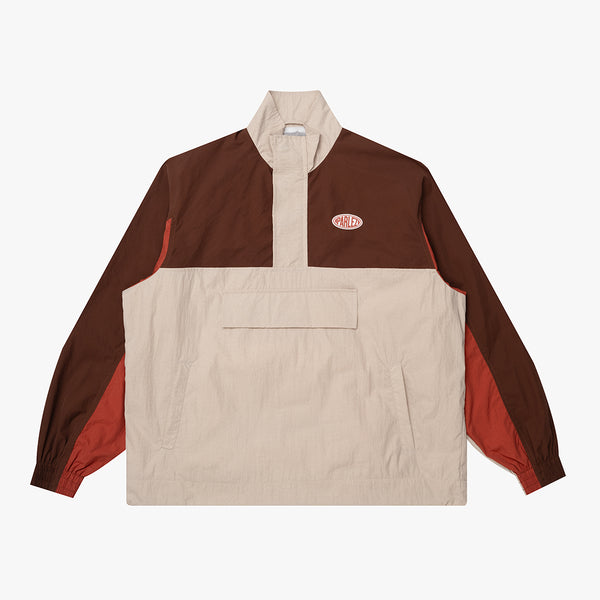 parlez clothing Free Run Track Jacket Coffee