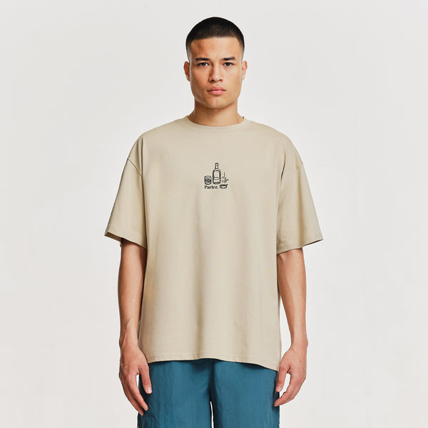 Parlez Clothing Fumo Oversized T-Shirt Greige