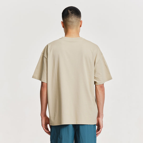 Parlez Clothing Fumo Oversized T-Shirt Greige