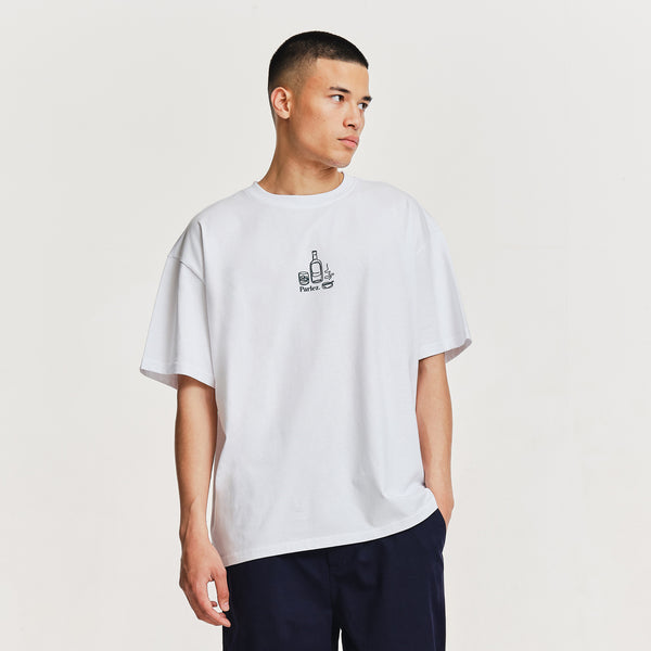 Parlez Clothing Fumo Oversized T-Shirt White