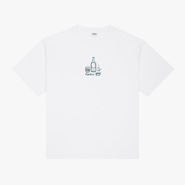 parlez clothing Fumo Oversized T-Shirt White