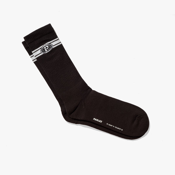 parlez clothing Globe Socks Black