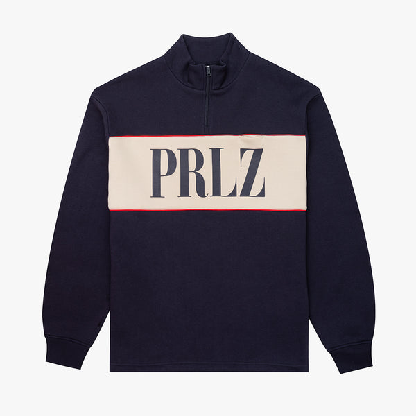 parlez clothing Horizon 1/4 Zip Midnight