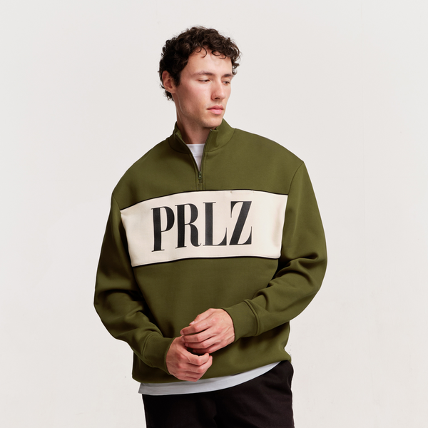 Parlez Clothing Horizon 1/4 Zip Moss