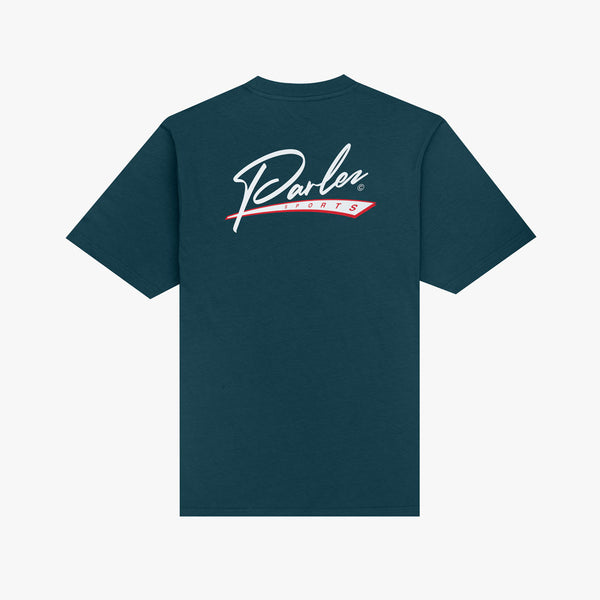 parlez clothing Inning T-Shirt Petrol