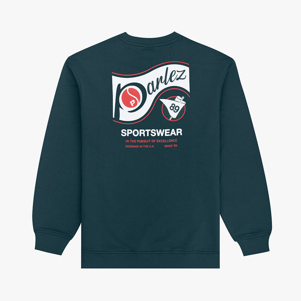 parlez clothing Iocus Sweatshirt Petrol