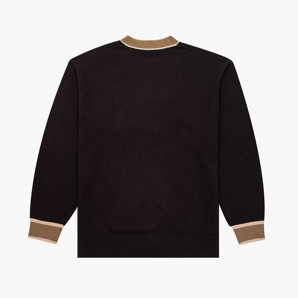 Parlez Clothing Letterman Cardy Black