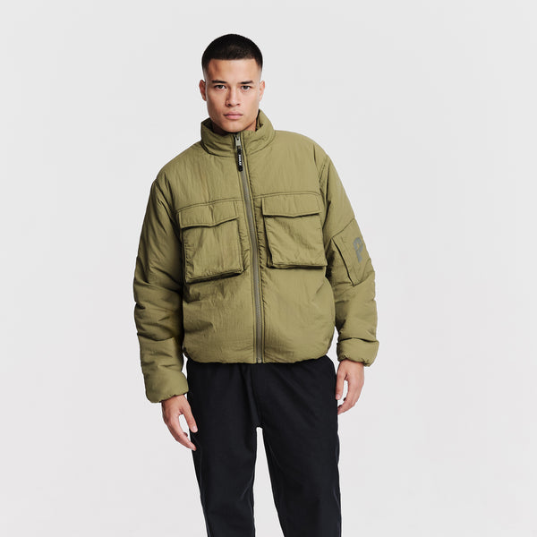 Parlez Clothing Mako Jacket Olive Green
