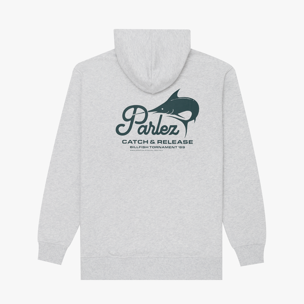 parlez clothing Marlin Hoodie Heather
