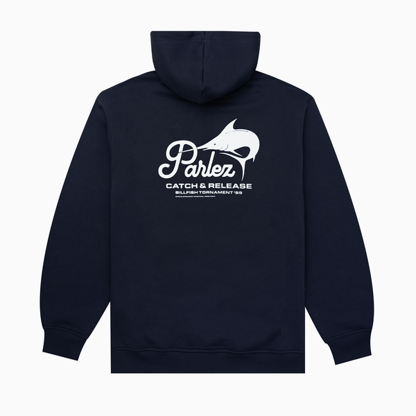 parlez clothing Marlin Hoodie Midnight