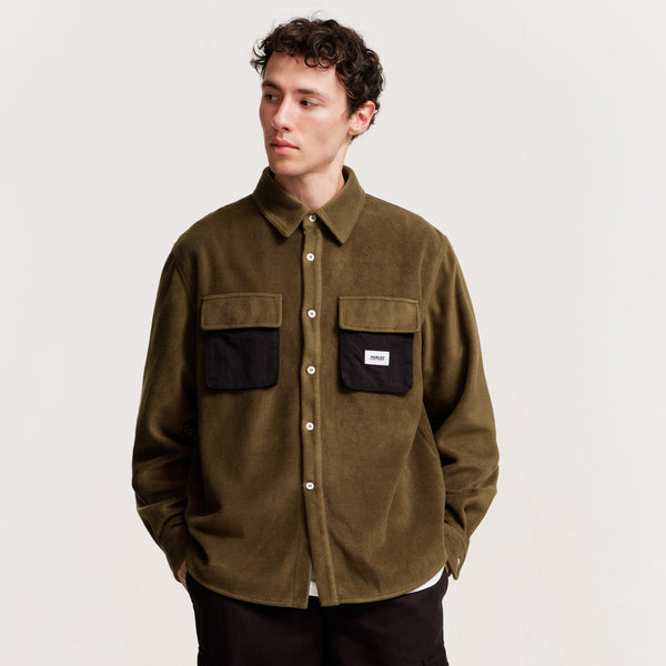 Parlez Clothing Motion Fleece Shirt Moss