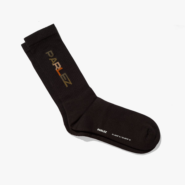 parlez clothing Obsideo Socks Black